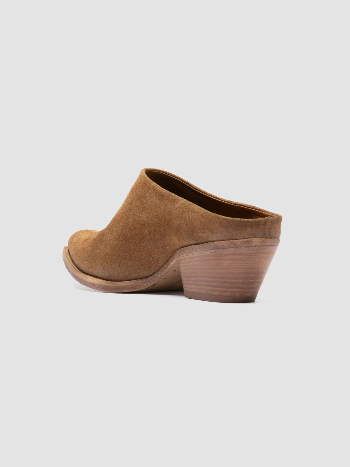 WANDA DD 101 - Sandali Mule in Pelle Scamosciata Marrone - immagine 5