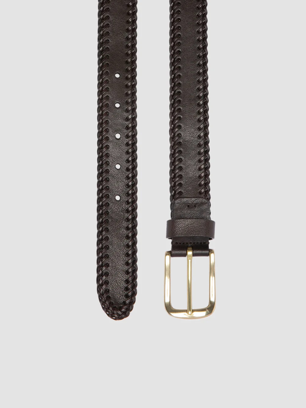 OC STRIP 108 - Cintura in Pelle Marrone - immagine 3