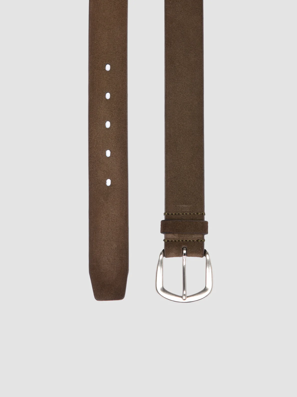 OC STRIP 083 - Cintura in Pelle Scamosciata Verde - immagine 3