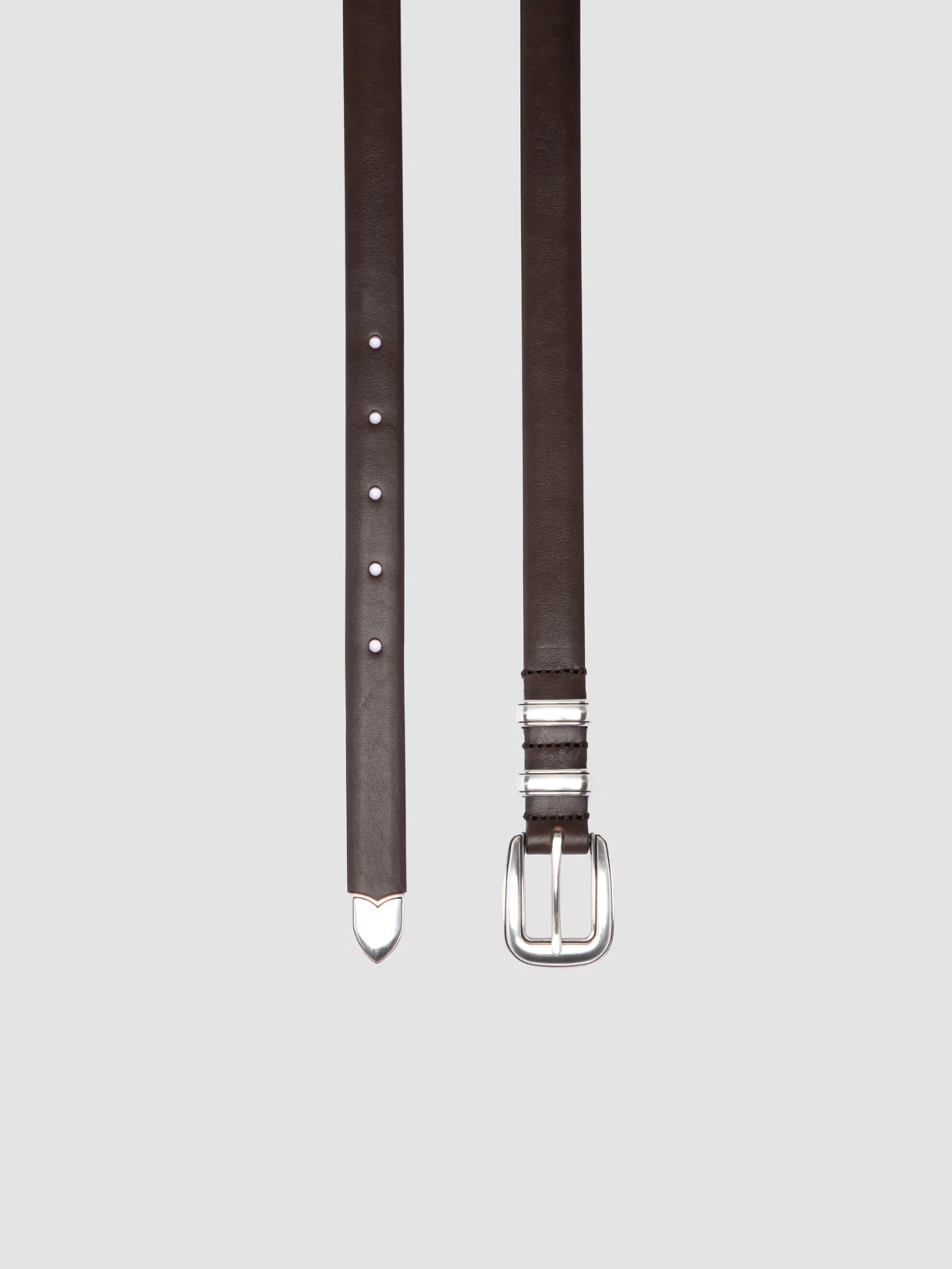 OC STRIP 091 - Cintura in Pelle Marrone - immagine 3