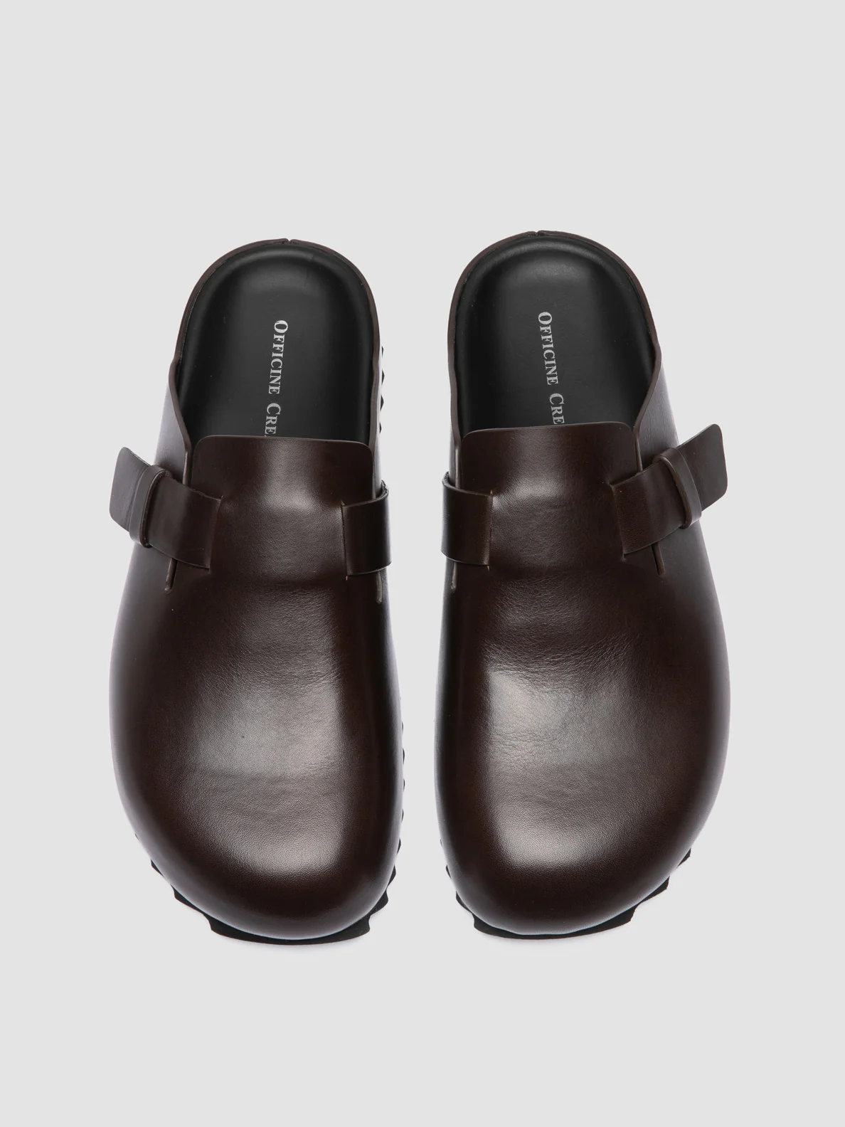 AGORÀ 012 - Sandali Mule in Pelle Marrone - immagine 3