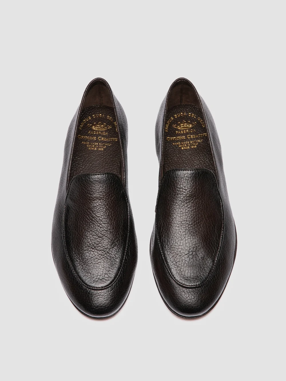 AIRTO 018 - Mocassini in Pelle Marrone - immagine 3