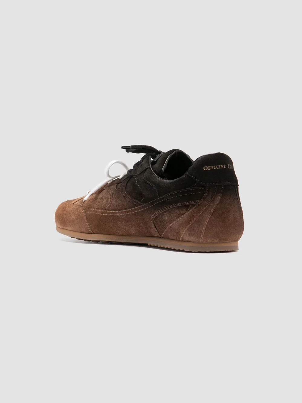 AWAY 004 - Sneaker Basse in Pelle Scamosciata Marrone - immagine 5