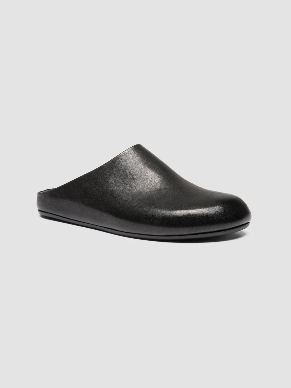BABOUCHE 001 - Sandali Mule in Pelle Nera - immagine 4