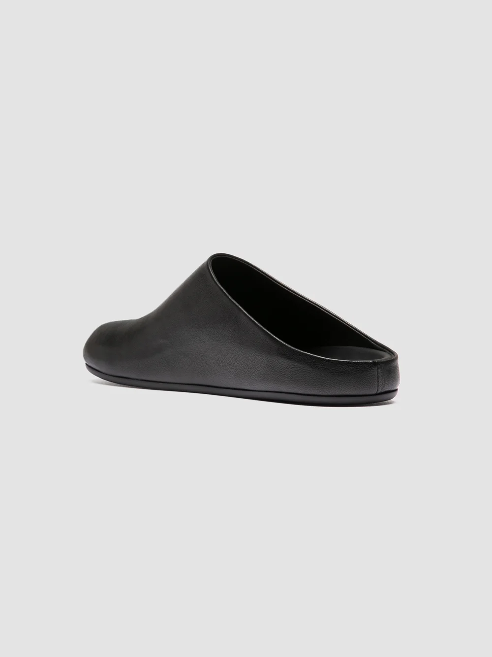 BABOUCHE 001 - Sandali Mule in Pelle Nera - immagine 5