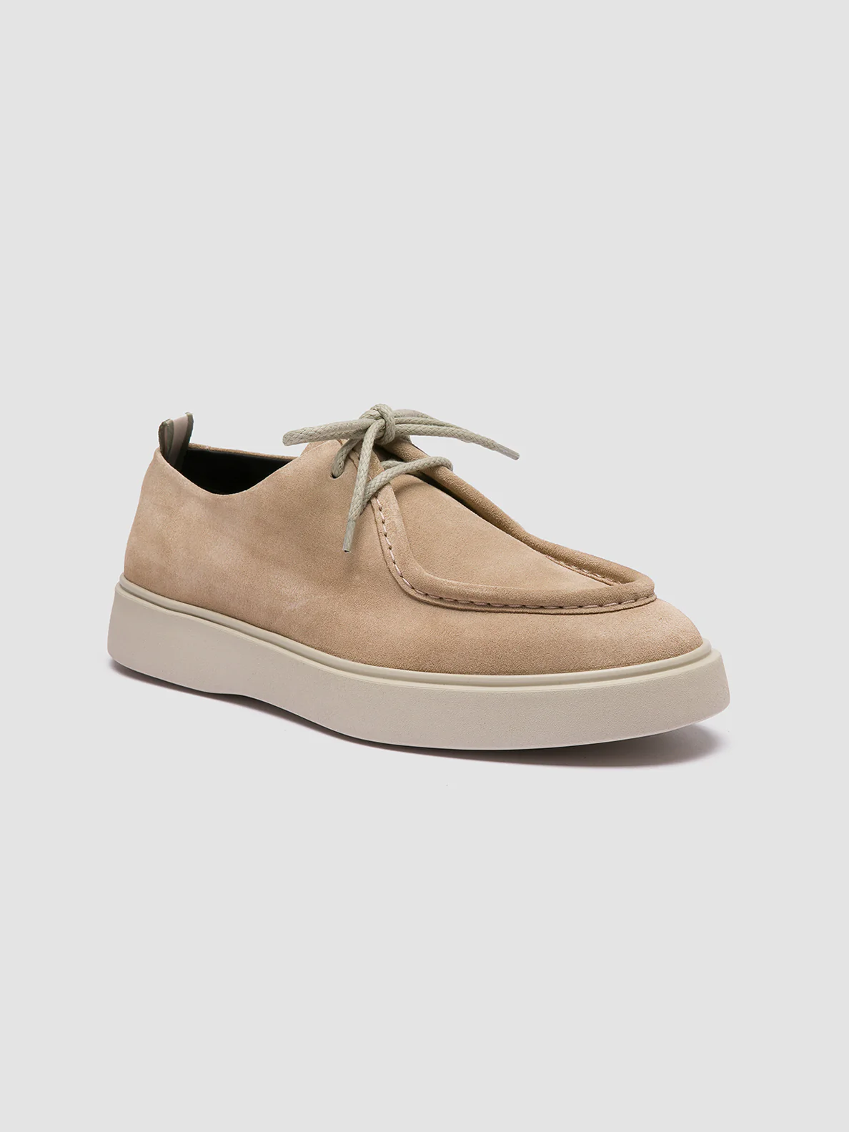 FRAME 011 - Derby in Pelle Scamosciata Beige - immagine 4