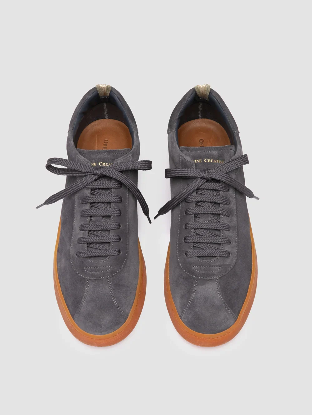 HALO 001 - Sneaker in Pelle Scamosciata Blu - immagine 3