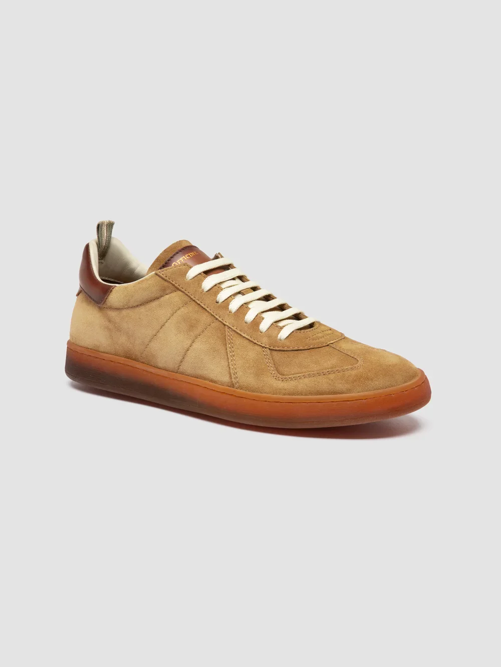 MILITIA 002 - Sneaker in Pelle e Pelle Scamosciata Beige - immagine 4