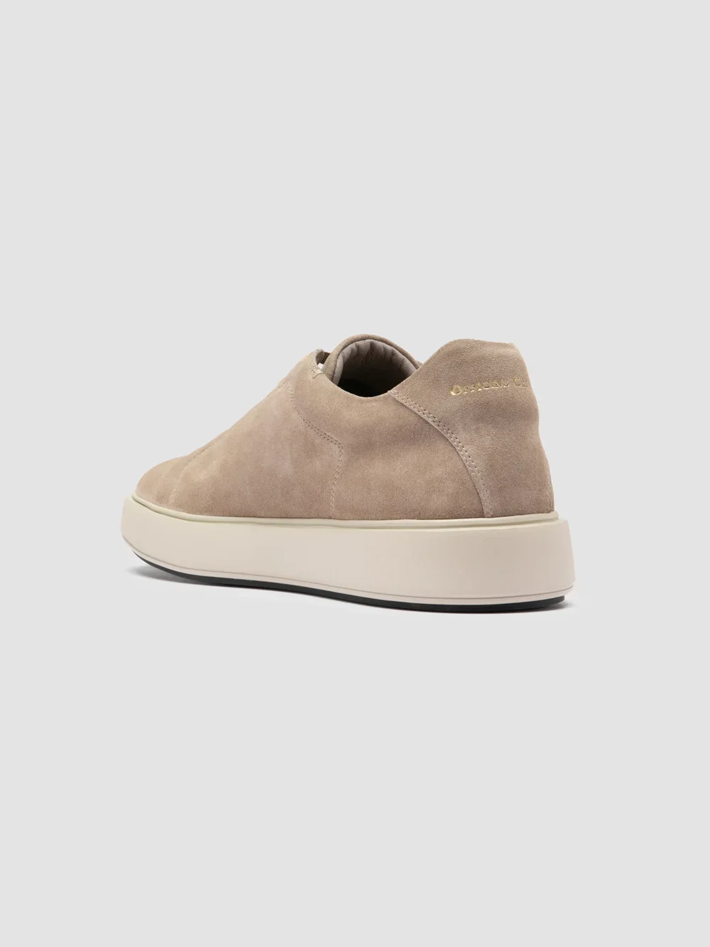 SLOUCH 001 - Sneaker in Pelle Scamosciata Color Tortora - immagine 5