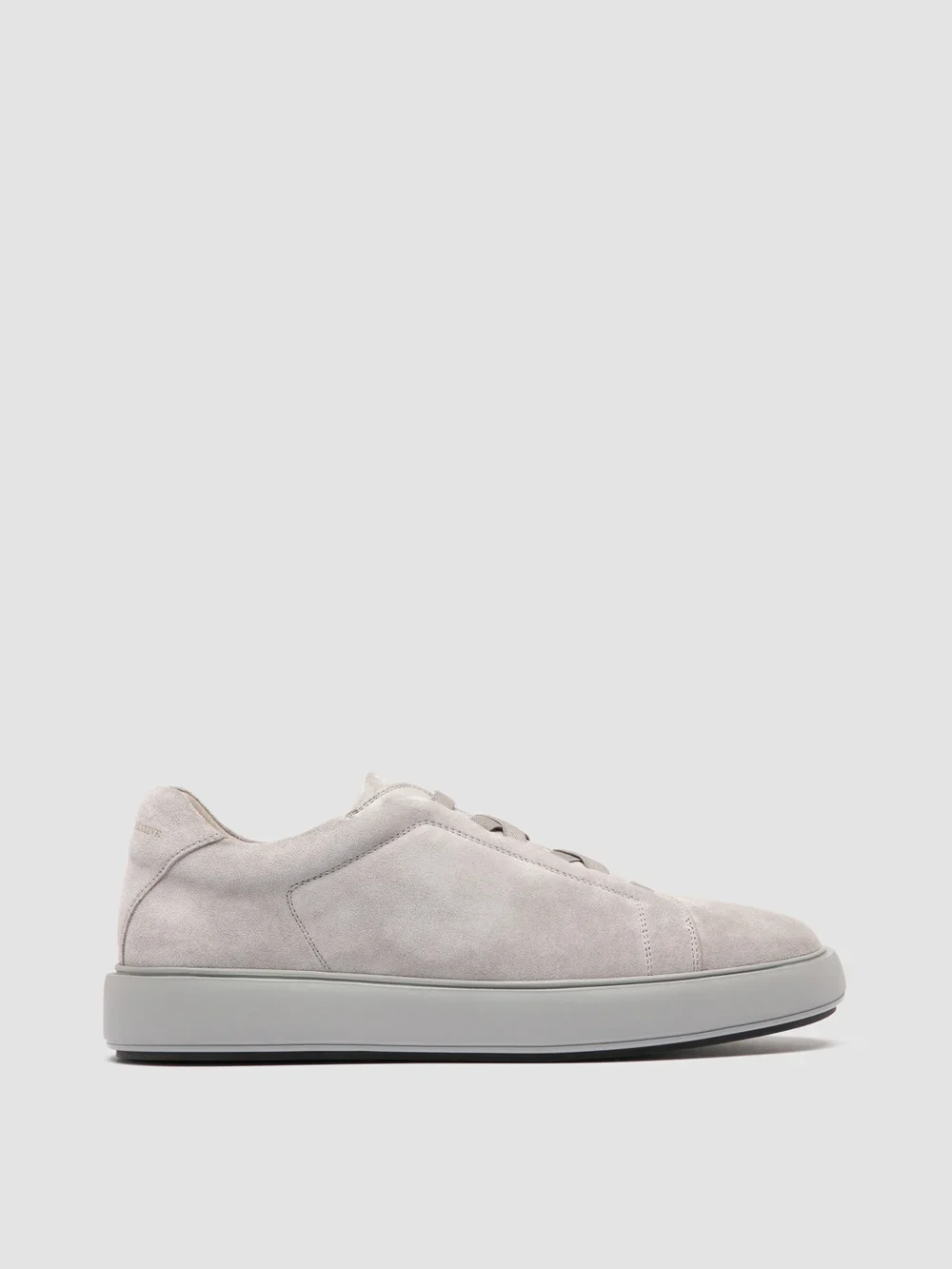 SLOUCH 001 - Sneaker in Pelle Scamosciata Grigia - immagine 2