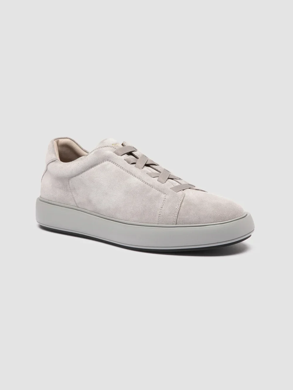 SLOUCH 001 - Sneaker in Pelle Scamosciata Grigia - immagine 4