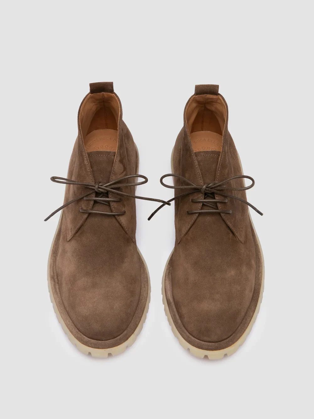 SPECTACULAR 013 - Stivali Chukka in Pelle Scamosciata Marrone - immagine 3