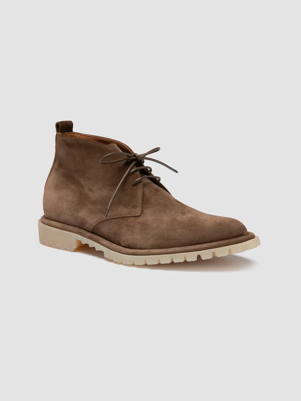 SPECTACULAR 013 - Stivali Chukka in Pelle Scamosciata Marrone - immagine 4