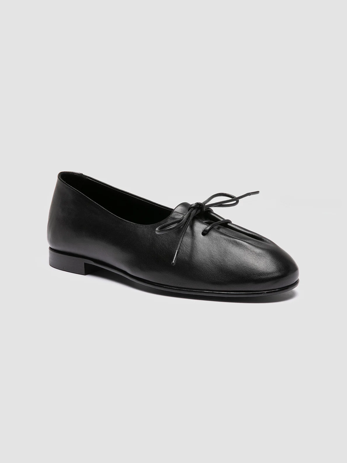 OLIVER 102 - Ballerine in Pelle Nera - immagine 4