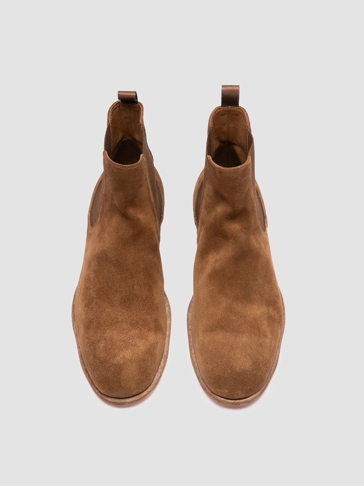 SOLITUDE 004 - Stivaletti Chelsea in Pelle Scamosciata Marrone - immagine 3