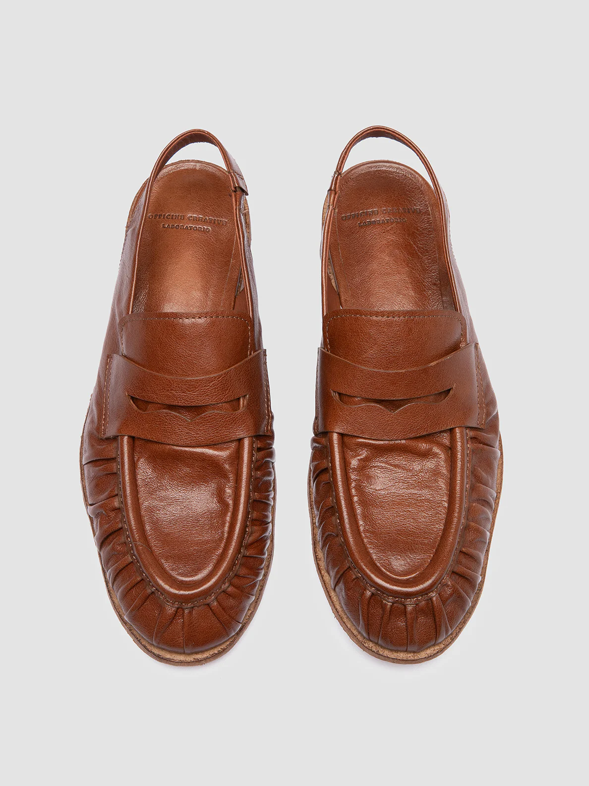 SOLITUDE 102 - Sandali Slingback in Pelle Marrone - immagine 3