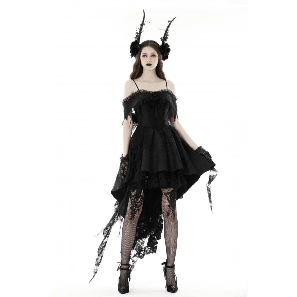 Abito da donna in pizzo irregolare gotico - immagine 3