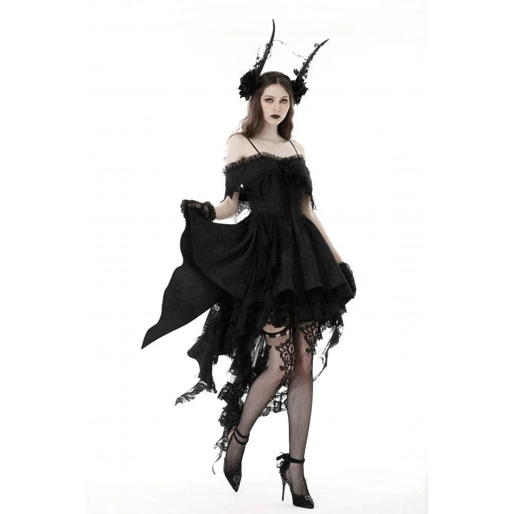 Abito da donna in pizzo irregolare gotico - immagine 4