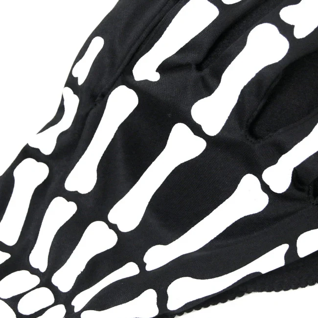 Top corto da donna Steampunk Halloween Skull Skeleton Clubwear Party Bra - immagine 5