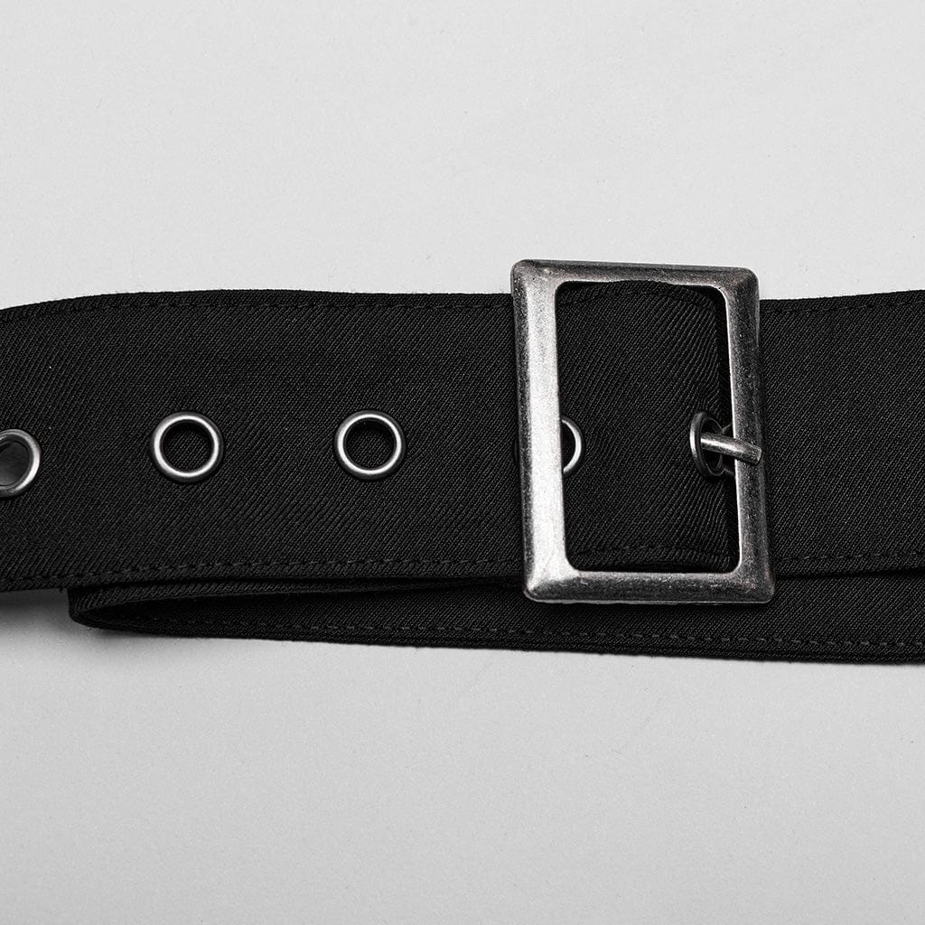 Gonna a pieghe con fibbia punk da uomo - immagine 9