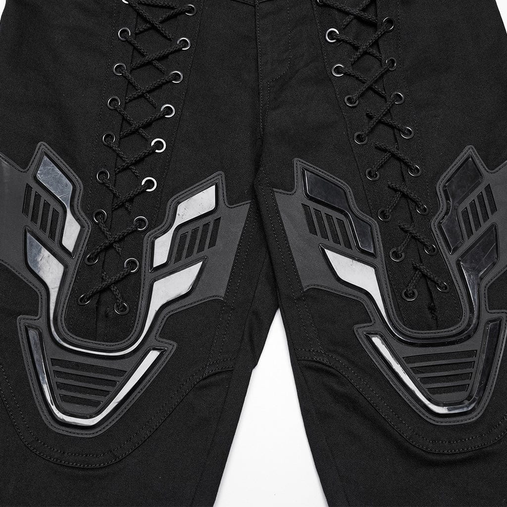 Leggings con tasche grandi e cinturino cyberpunk da donna - immagine 7