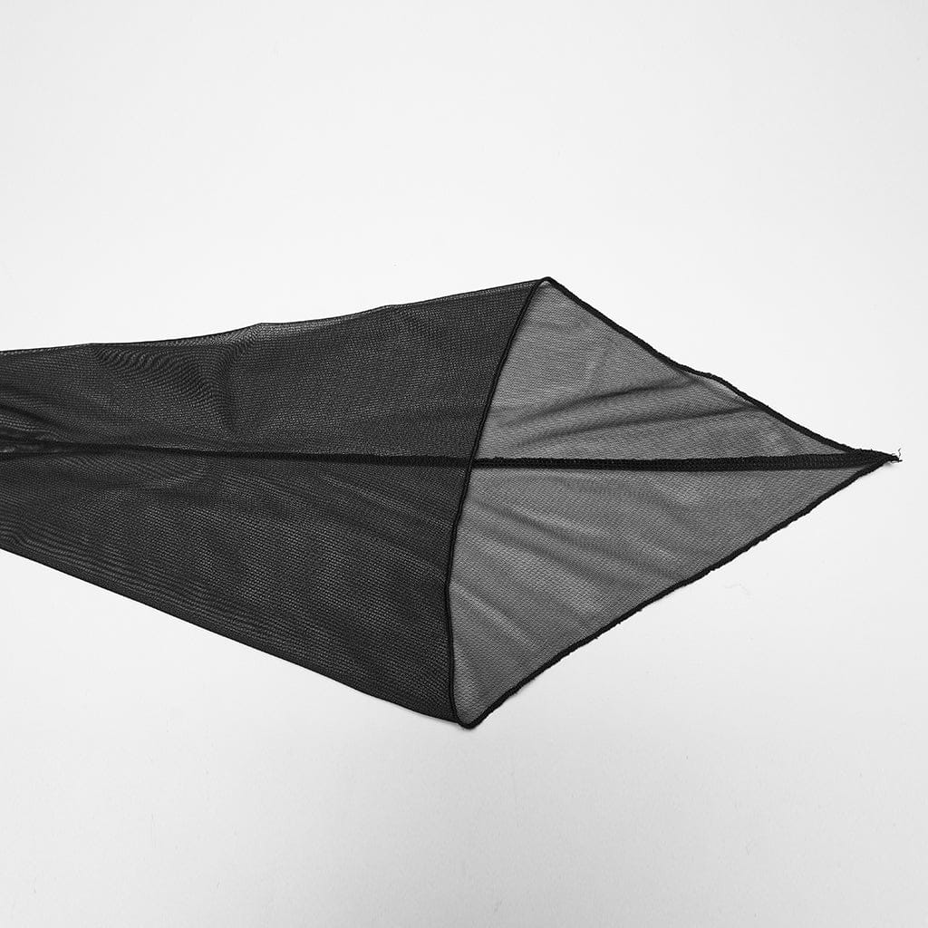 Top a maniche lunghe con lacci ricamati in stile gotico da donna - immagine 9