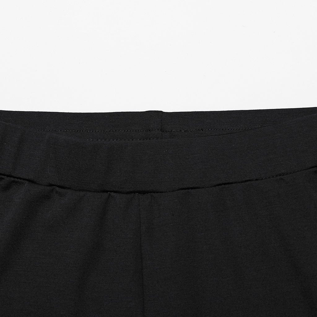 Leggings con lacci ricamati floreali gotici da donna - immagine 7