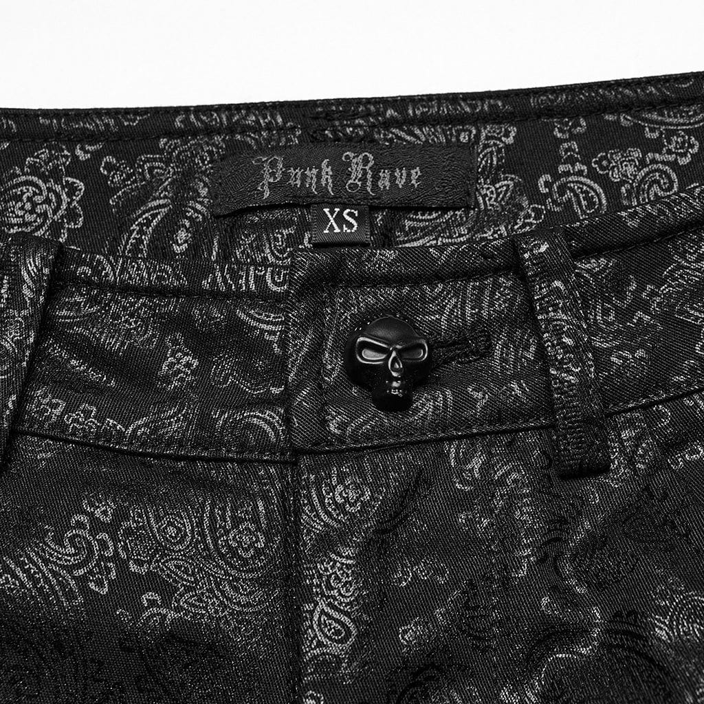 Leggings con lacci in pizzo gotico da donna - immagine 7