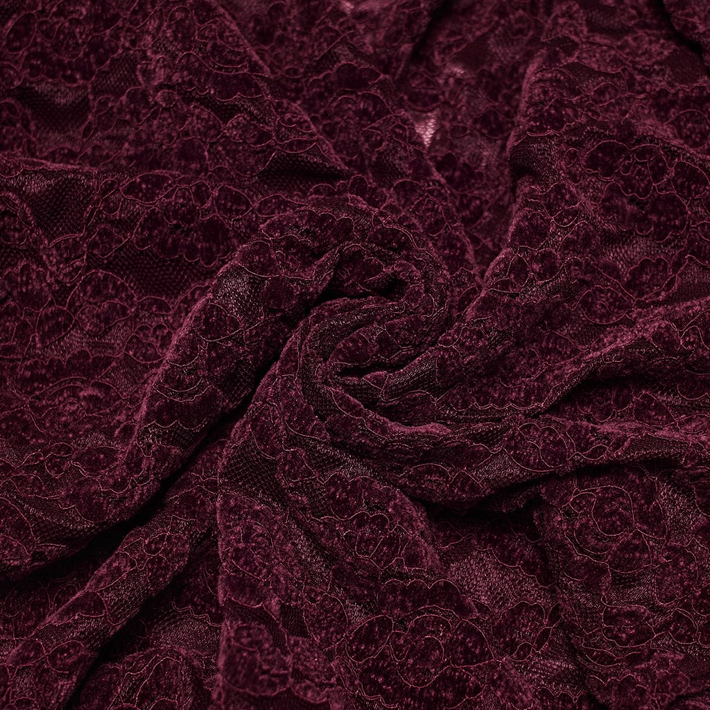 Camicia da donna in pizzo trasparente con scollo profondo in stile gotico, rossa - immagine 7