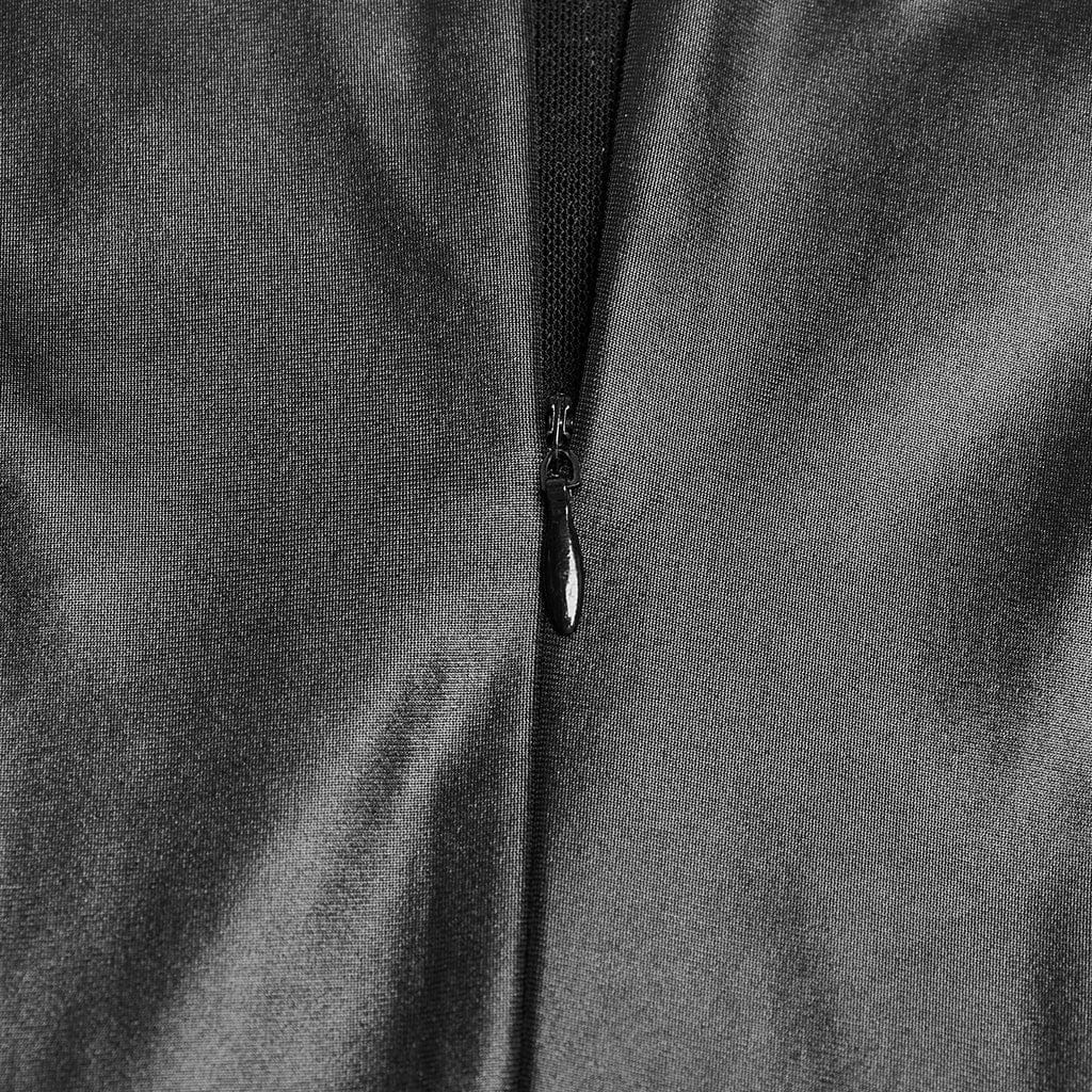 Abito da festa in pelliccia sintetica con colletto alto in stile gotico da donna, abito da laurea, nero - immagine 9