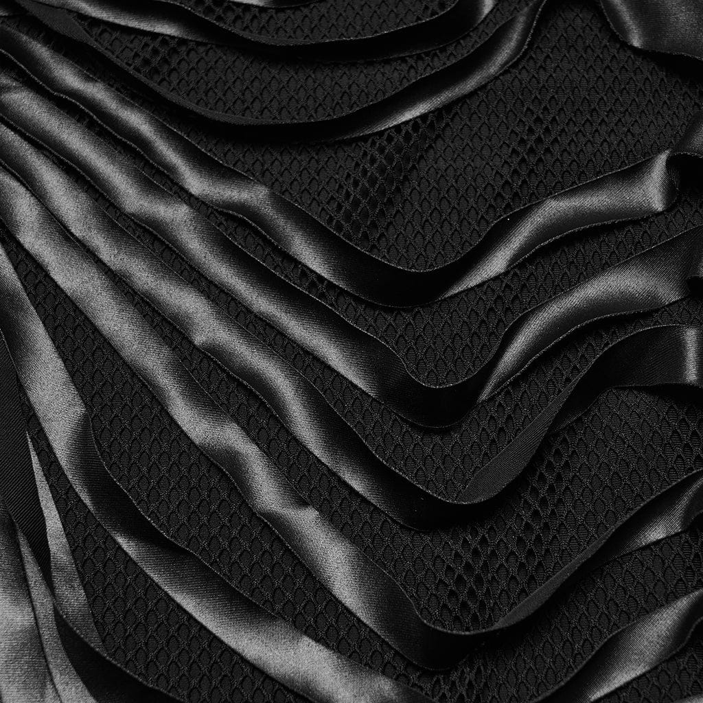 Canotta da donna in maglia a coste punk taglie forti - immagine 9