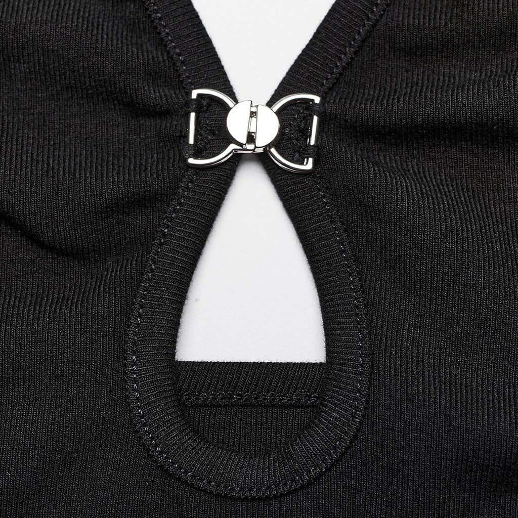 Canotta da donna con scollo all'americana e taglio punk - immagine 9