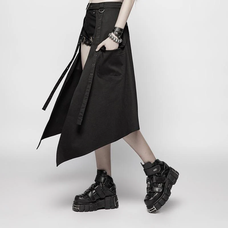 Gonna oversize staccabile punk da donna - immagine 3