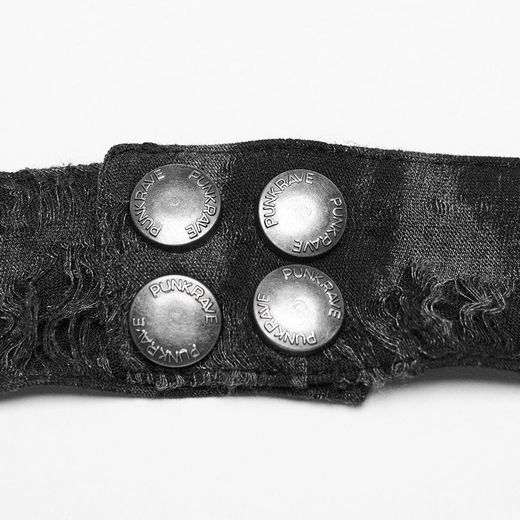 Gilet da donna con cinturino allacciato e fibbia punk - immagine 9