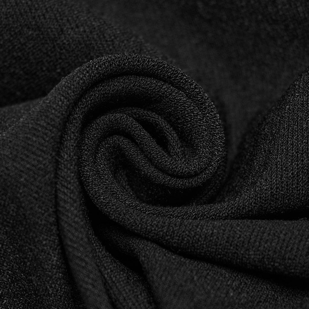 Pantaloni con occhielli ritagliati in rete punk da donna - immagine 7