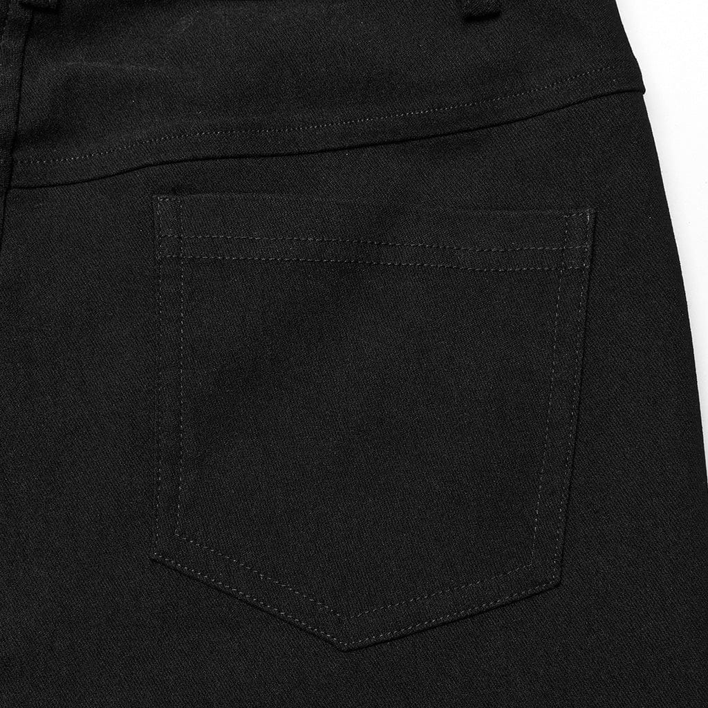 Pantaloni con occhielli ritagliati in rete punk da donna - immagine 8
