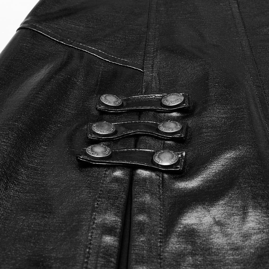 Abito da donna con lacci e spacco punk - immagine 9