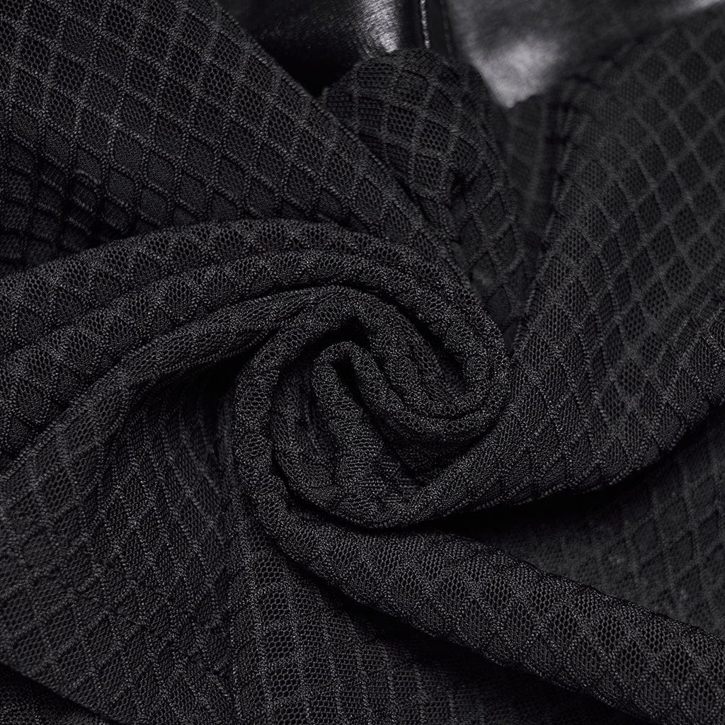 Mantella con cappuccio trasparente da donna, pullover punk - immagine 9