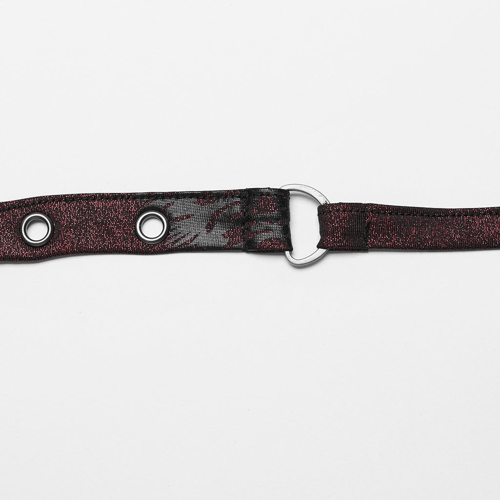 Bustino con occhiello e occhiello punk da donna marrone - immagine 9