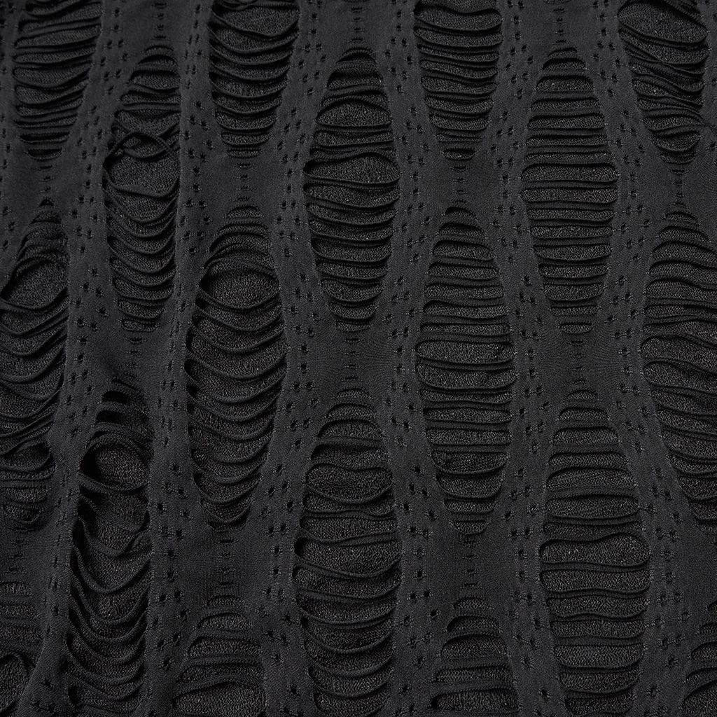 Cardigan da donna con maniche a pipistrello strappate e punk - immagine 8