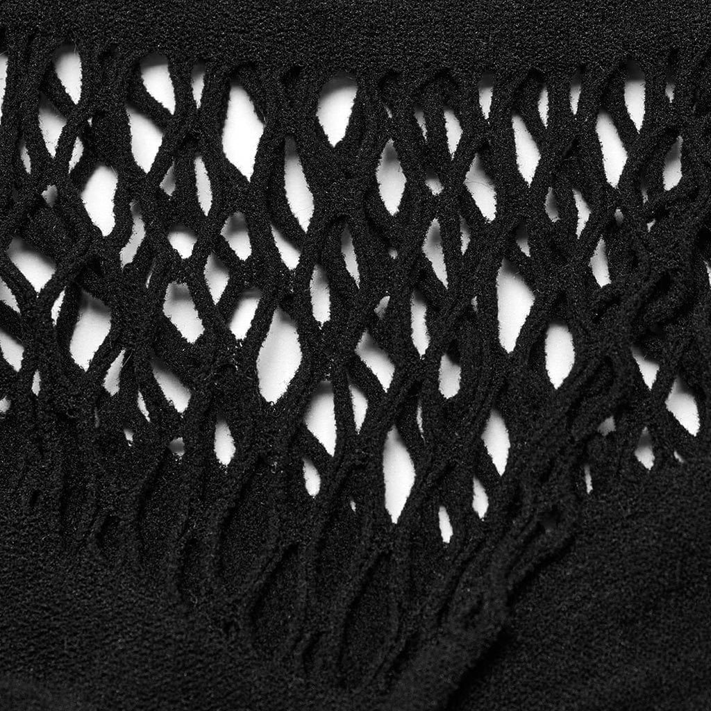 Set di lingerie in rete aderente punk da donna - immagine 7