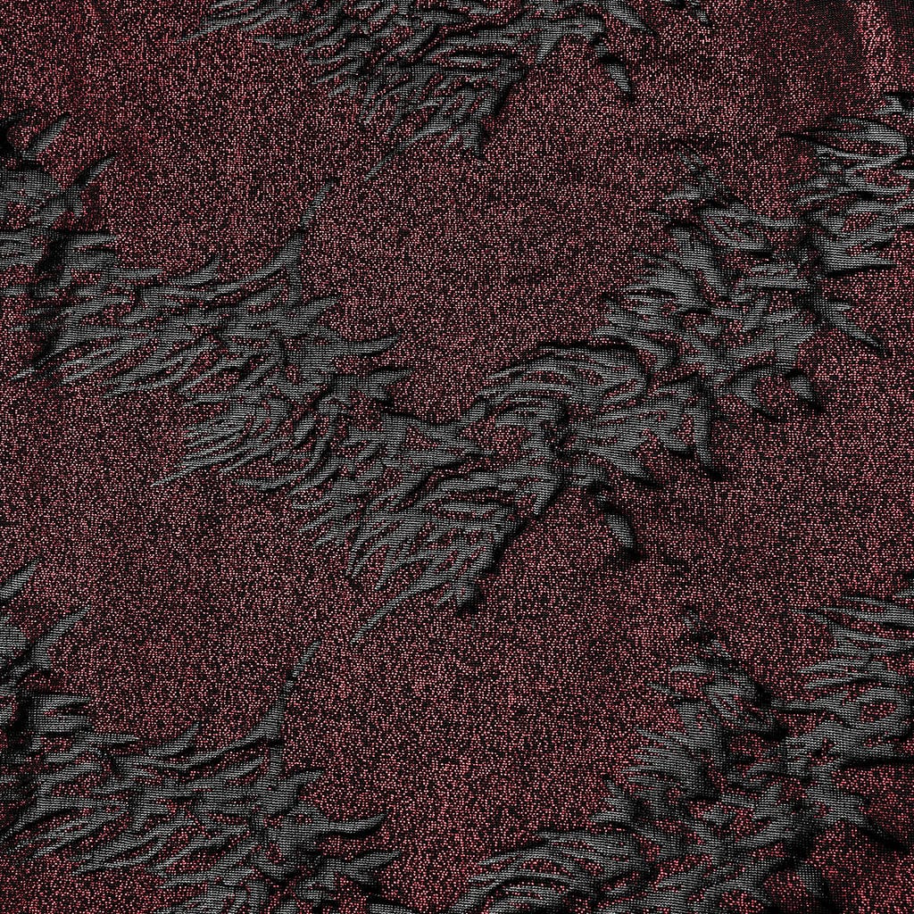 Pantaloni svasati con lacci stampati punk spine da donna rossi - immagine 9