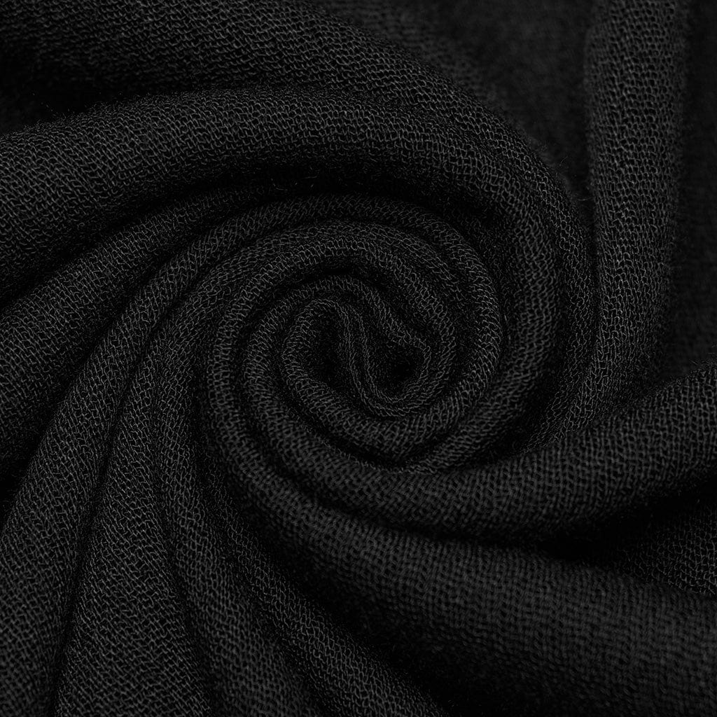 Camicia increspata con colletto risvoltato punk da donna - immagine 7