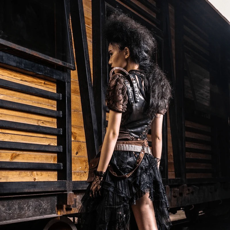 Cintura Goth con marsupio - immagine 5