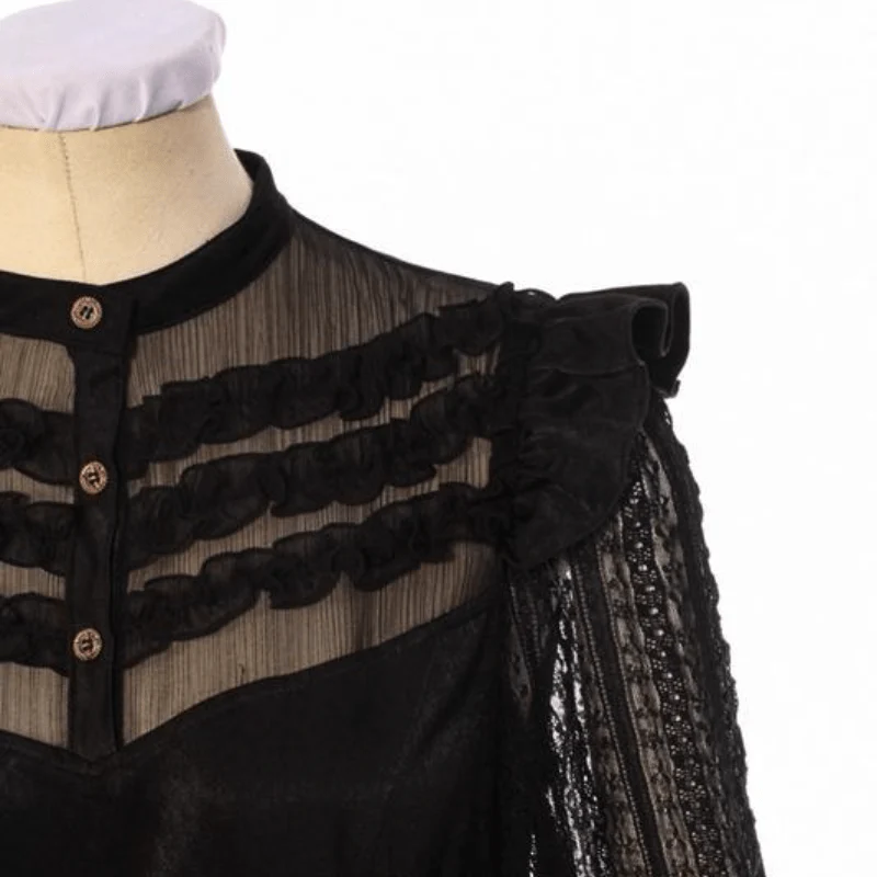 Abito lunghezza media Goth da donna - immagine 6