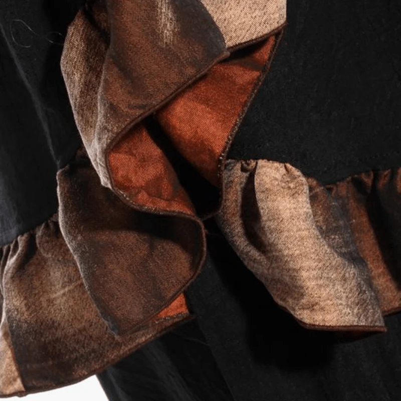 Gonna Steampunk a strati lunghi da donna - immagine 8